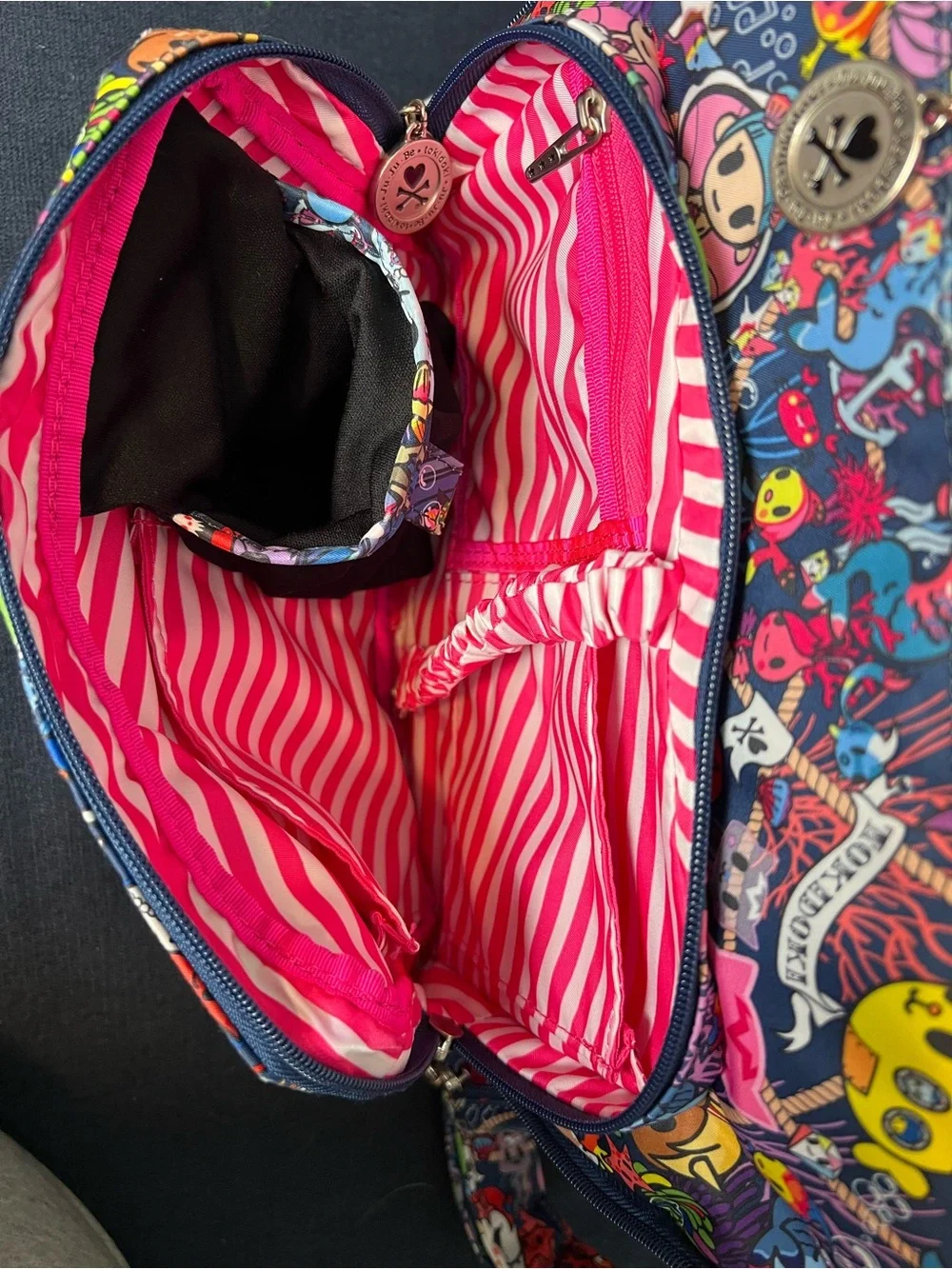 JuJuBe X Tokidoki Sea Punk BFF Diaper Backpack Book Bag - Excellent Condition